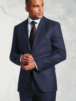 Brook Taverner Blue Italian Wool Suit Jacket