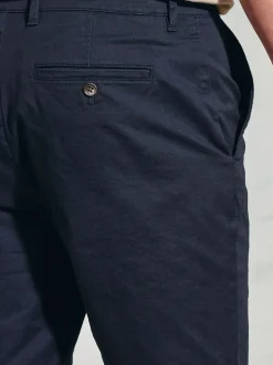 Brook Taverner Blue Stretch Chino Shorts