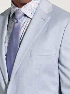 Brook Taverner Blue Textured Occasion Suit Jacket