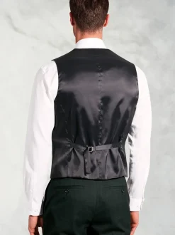 Brook Taverner Green Flannel Suit Waistcoat