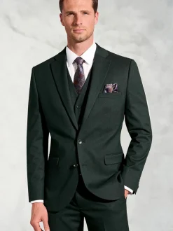 Brook Taverner Green Flannel Suit Waistcoat