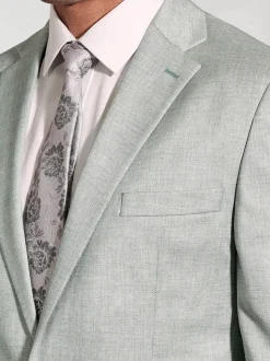 Brook Taverner Green Textured Occasion Suit Jacket