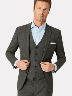 Brook Taverner Grey Cassino Slim Fit Jacket