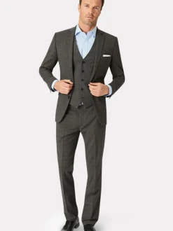 Brook Taverner Grey Cassino Slim Fit Jacket