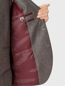 Brook Taverner Grey Donegal Wool Suit Jacket