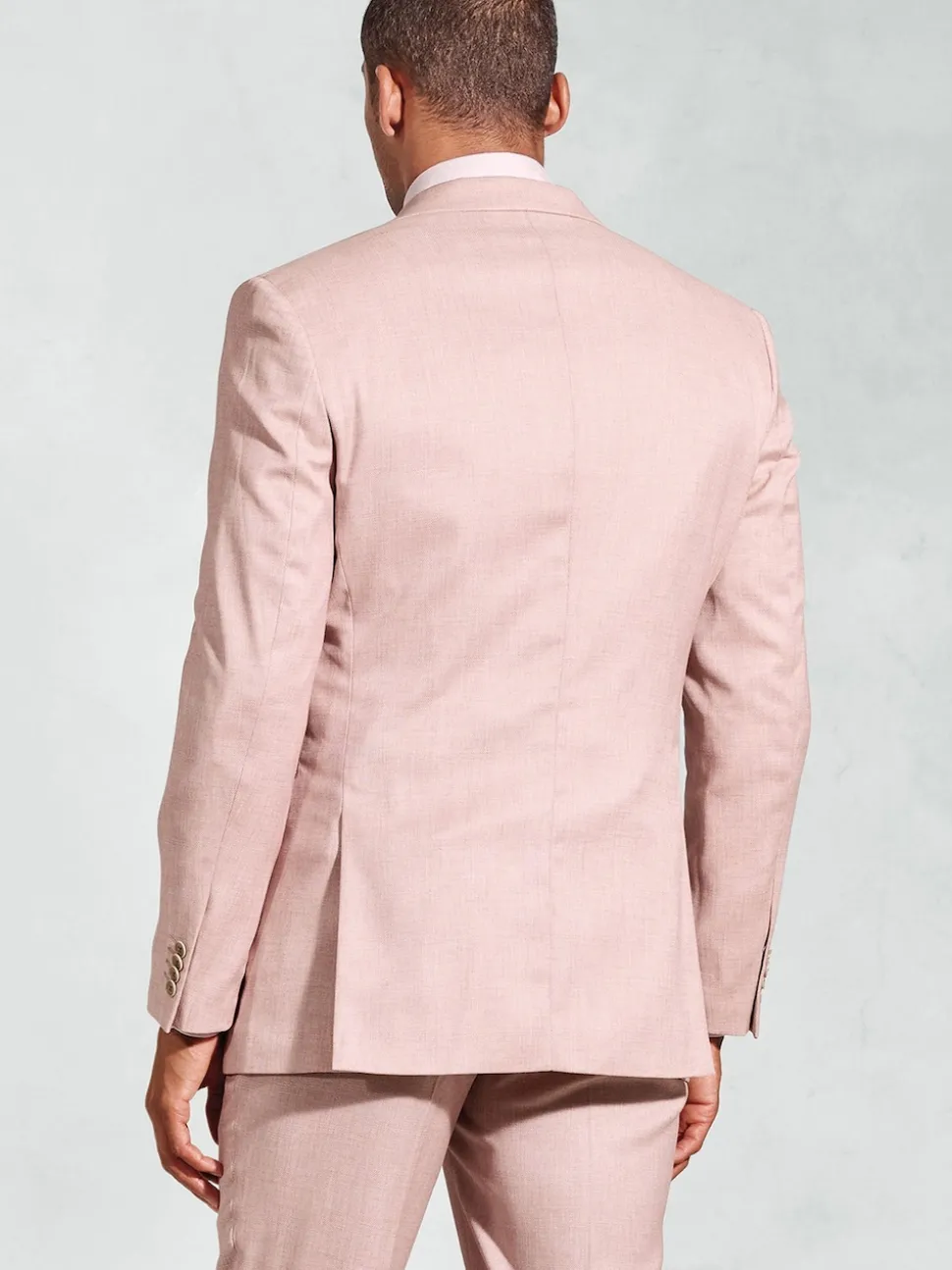 Brook Taverner Pink Textured Occasion Suit Jacket