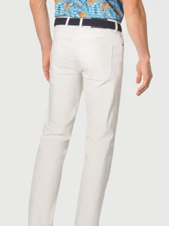 Brook Taverner White 5 Pocket Denim Jeans