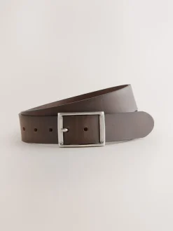 Brown Casual Leather Belt