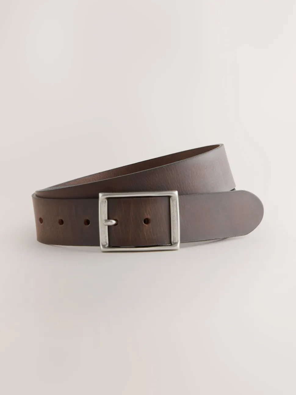 Brown Casual Leather Belt