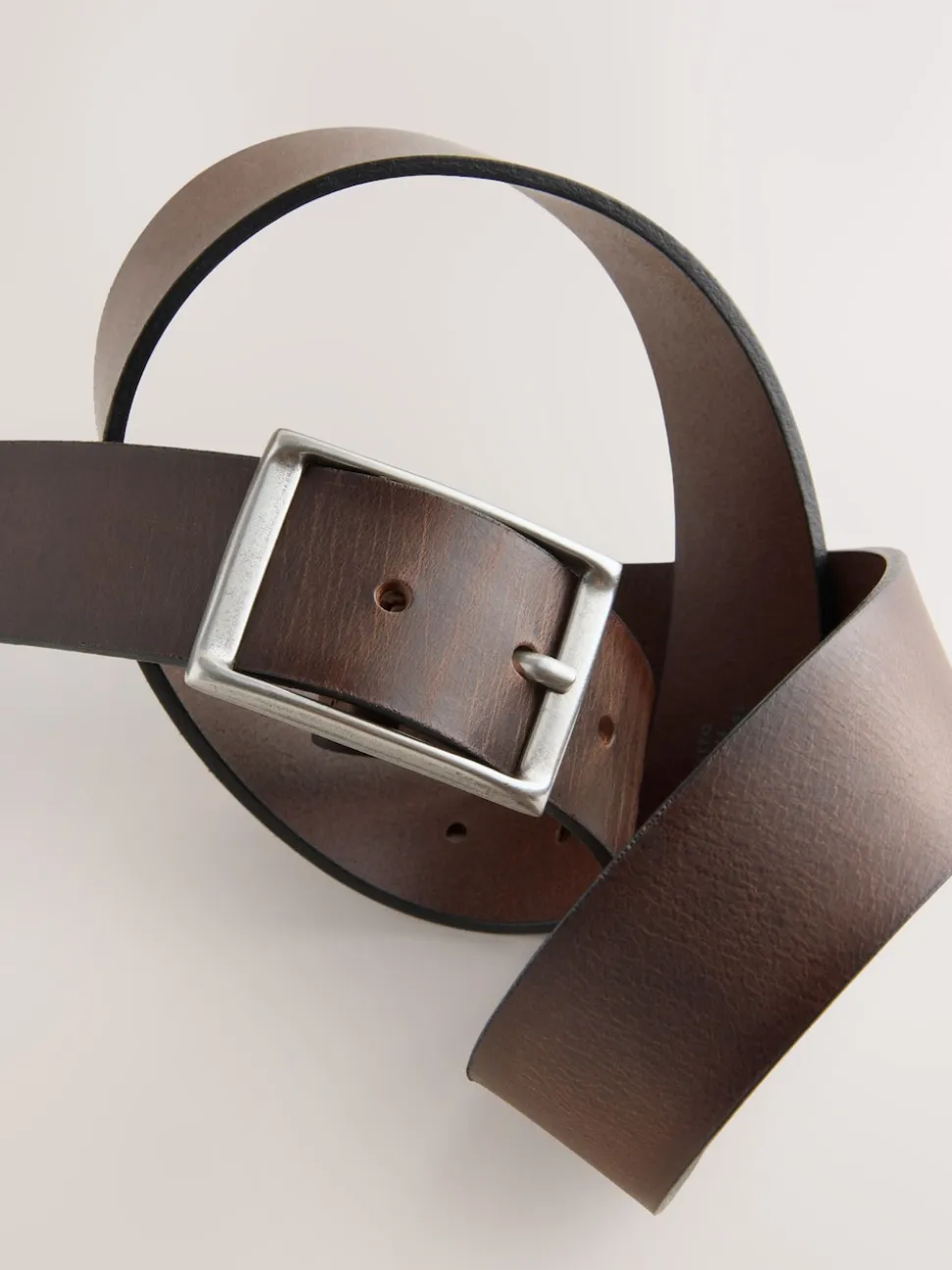 Brown Casual Leather Belt
