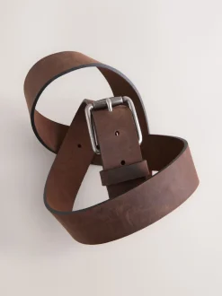 Brown Casual Leather Belt