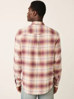 Brown Check Long Sleeve Shirt