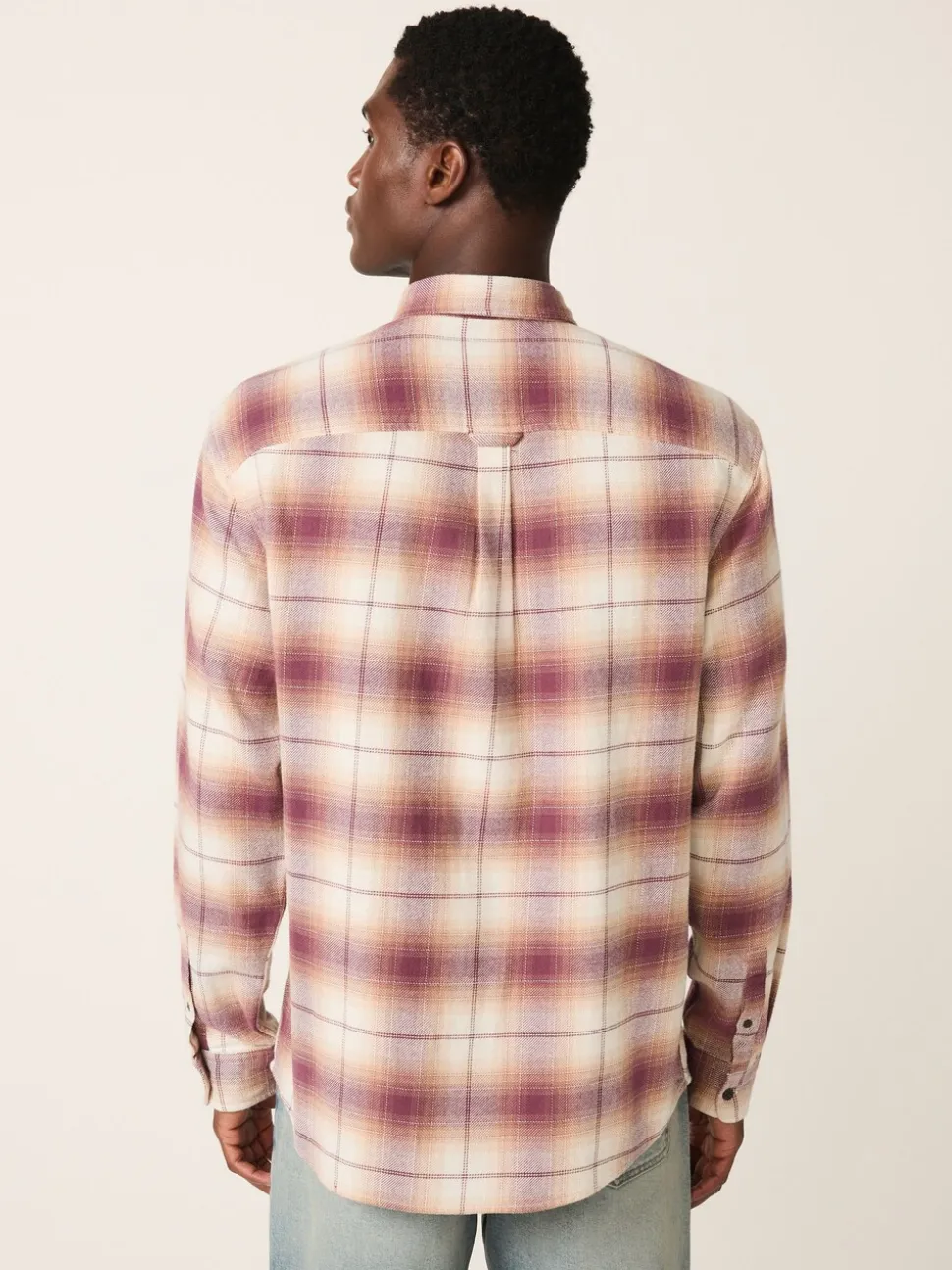 Brown Check Long Sleeve Shirt