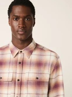 Brown Check Long Sleeve Shirt