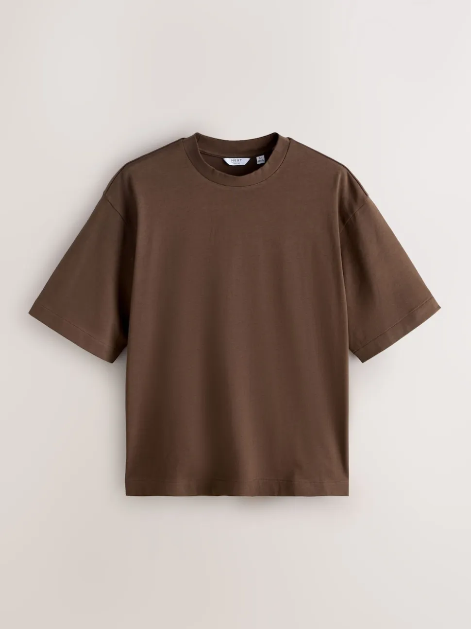 Brown Chocolate Boxy Heavyweight T-Shirt