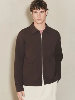 Brown Chocolate EDIT Long Sleeve Shacket