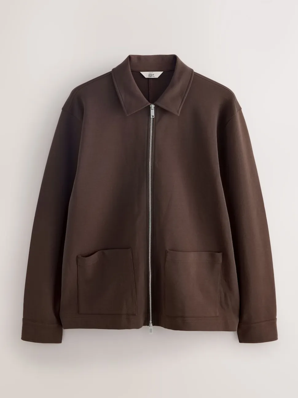 Brown Chocolate EDIT Long Sleeve Shacket