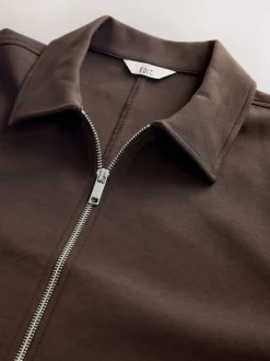 Brown Chocolate EDIT Long Sleeve Shacket
