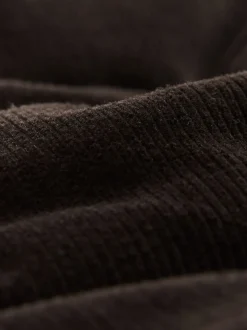 Brown Corduroy Puffer Jacket