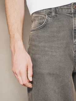 Brown EDIT Barrel Fit Jeans