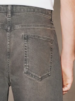 Brown EDIT Barrel Fit Jeans