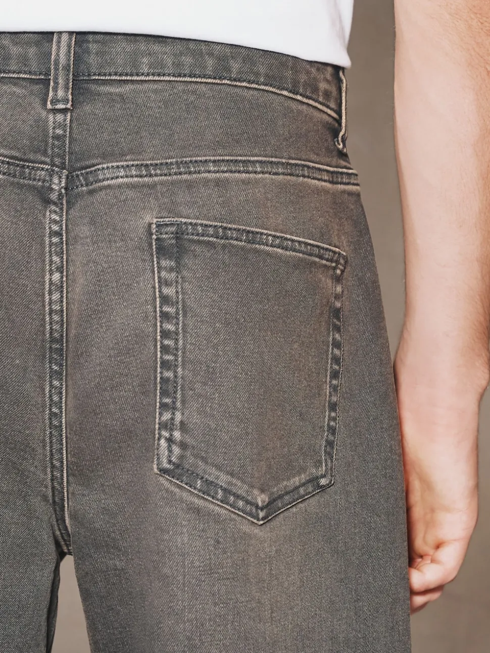 Brown EDIT Barrel Fit Jeans