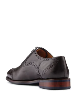 Brown Gents Leather Lace Wide Fit Smart Shoes