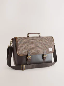 Brown Harris Tweed Messenger