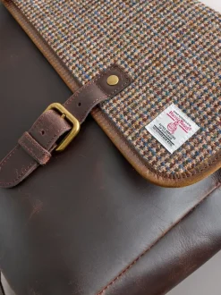 Brown Harris Tweed Messenger