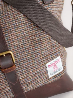 Brown Harris Tweed Weekend Holdall Bag