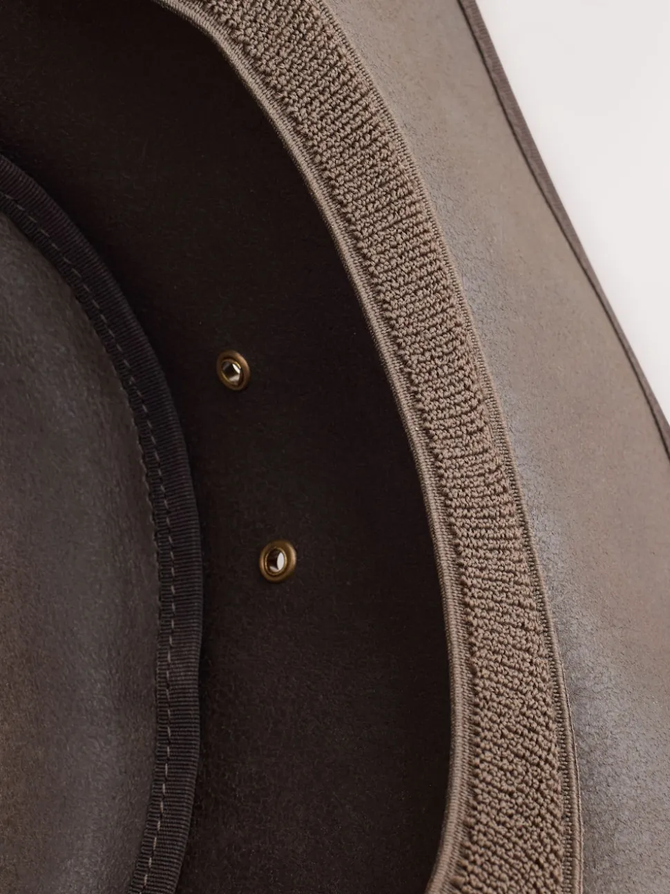 Brown Leather Cowboy Hat