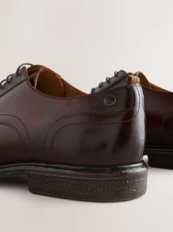 Brown Leather Toecap Shoes