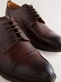 Brown Leather Toecap Shoes