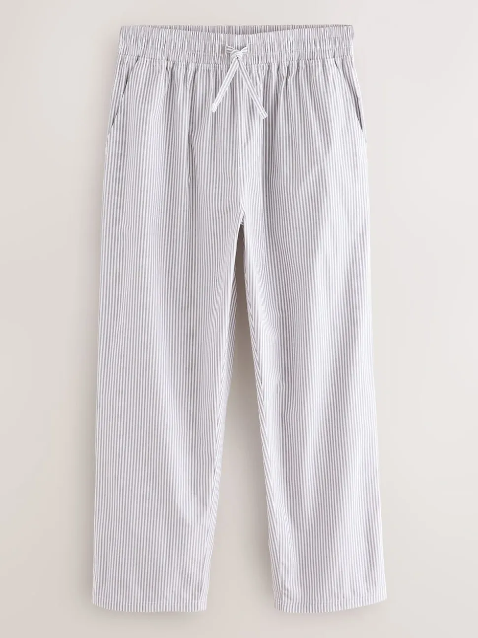 Brown Long Sleeve Stripe Woven Pyjamas Set