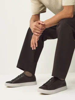 Brown Minimal Trainers