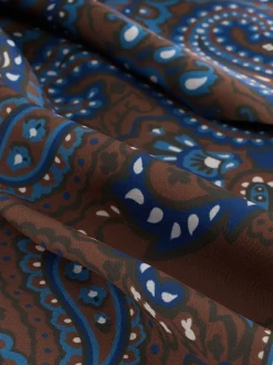Brown Printed Scarf
