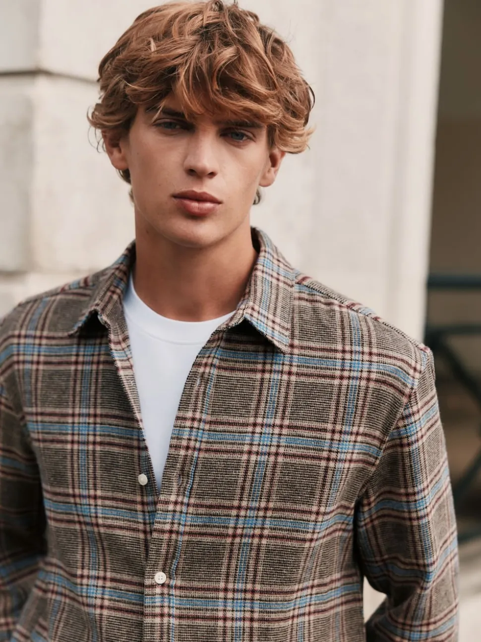 Brown Signature Long Sleeve Check Shirt