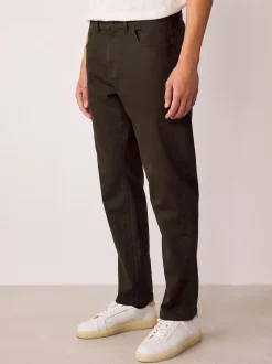 Brown Single Slim Fit Classic Stretch Jeans