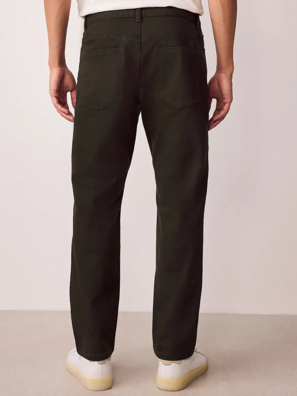 Brown Single Slim Fit Classic Stretch Jeans
