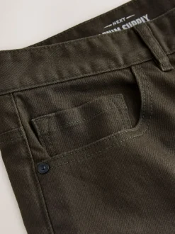 Brown Single Slim Fit Classic Stretch Jeans