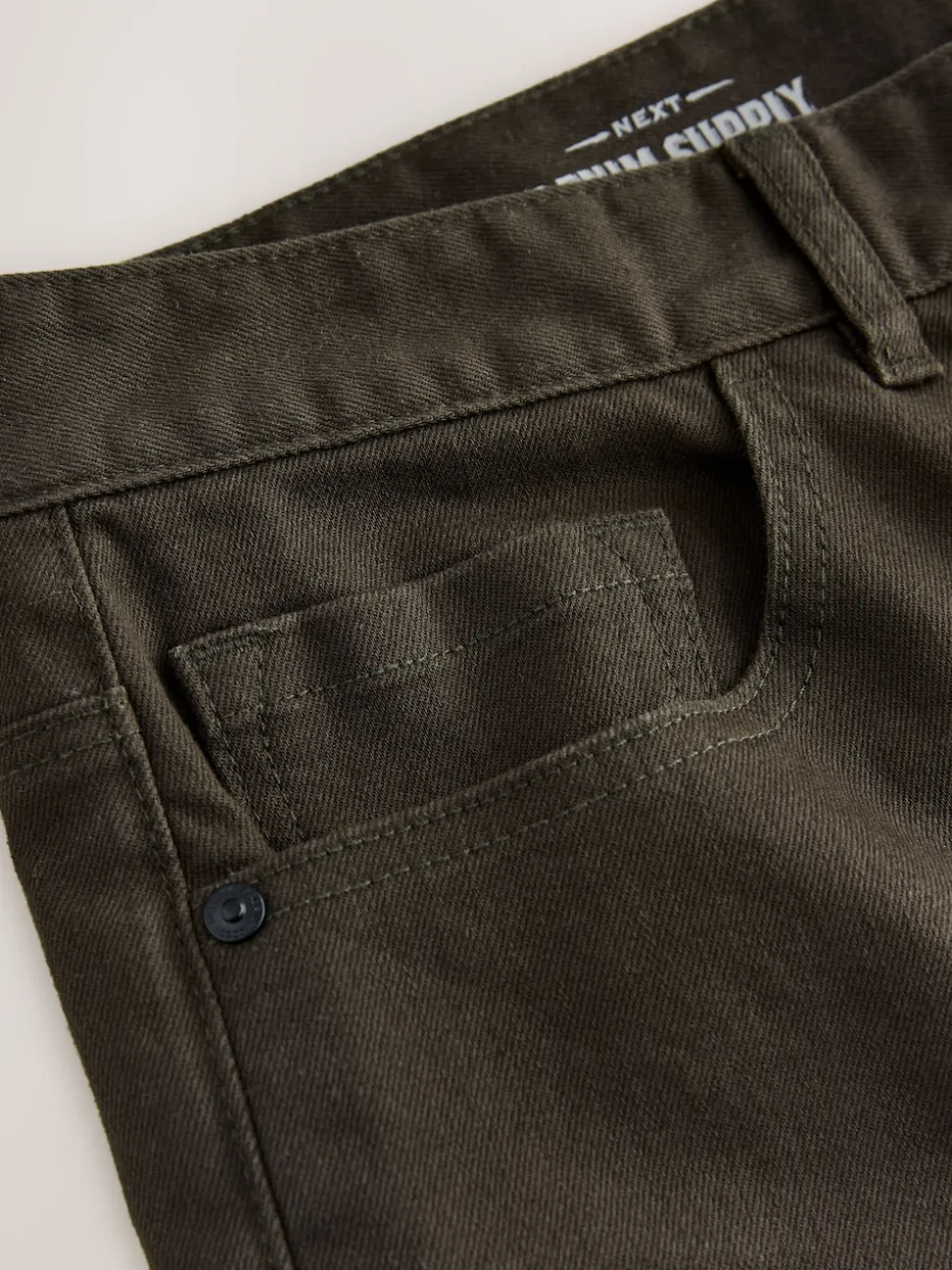 Brown Single Slim Fit Classic Stretch Jeans