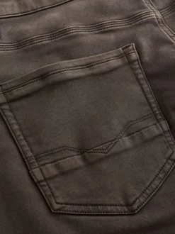 Brown Slim Fit Comfort Stretch Jeans