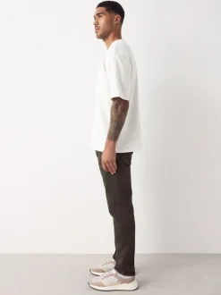Brown Slim Fit Comfort Stretch Jeans