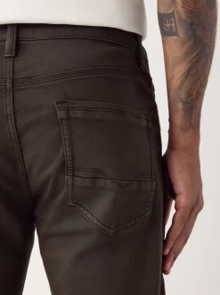 Brown Slim Fit Comfort Stretch Jeans