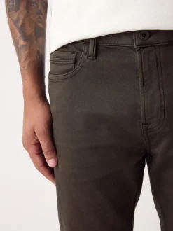 Brown Slim Fit Comfort Stretch Jeans