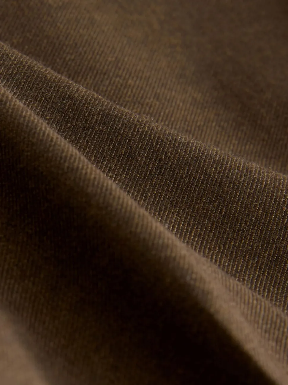 Brown Slim Fit Flannel Suit Trousers