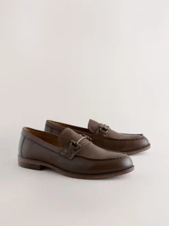 Brown Snaffle Loafers