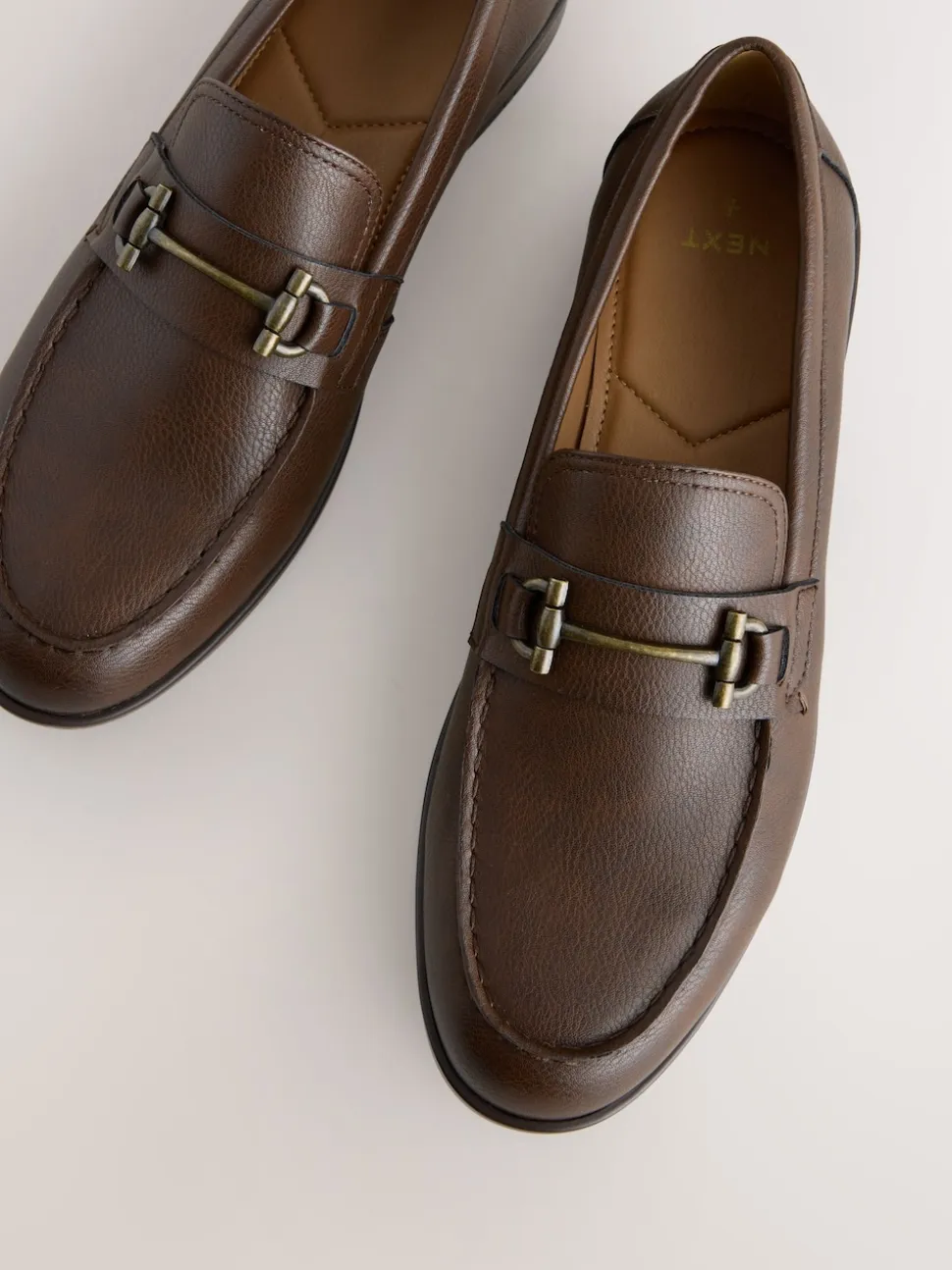Brown Snaffle Loafers