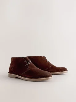 Brown Suede Desert Boots
