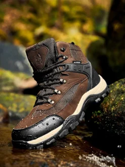 Brown Waterproof Walking Boots